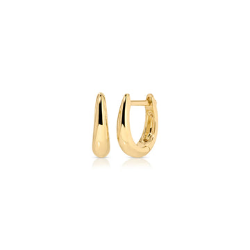 Gold Mini Maeve Huggie Earrings