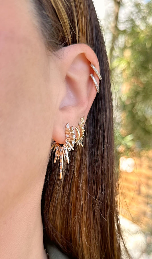Love Explosion Diamond Earrings