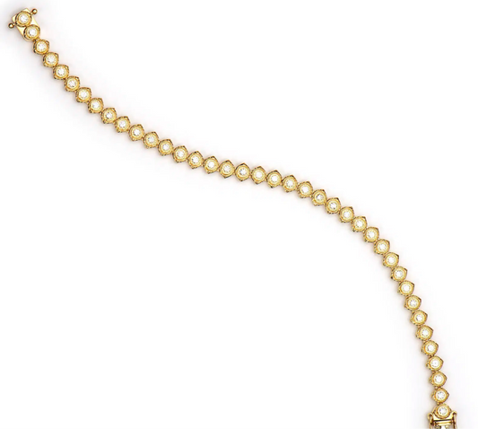 Show Your Love Diamond Bezel Tennis Bracelet