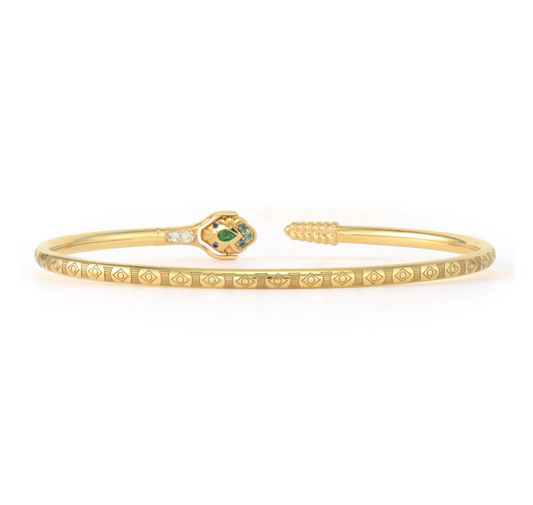 Rattlesnake Flexible Flip Bangle