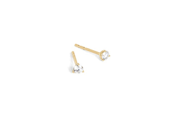 Classic Solitaire Diamond Stud Earring