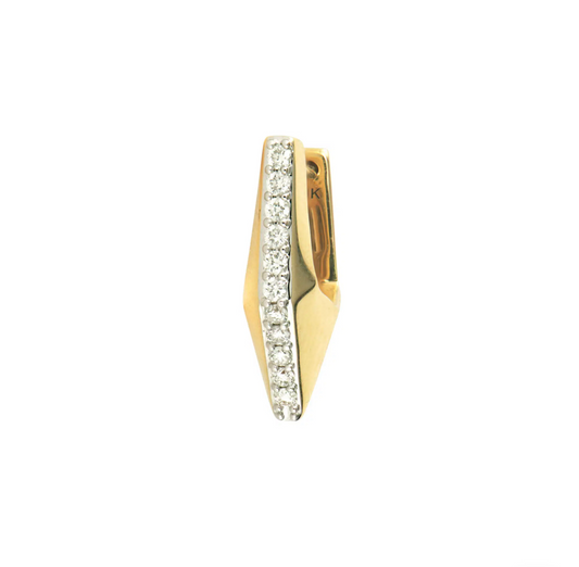 Geometric Diamond Hoop