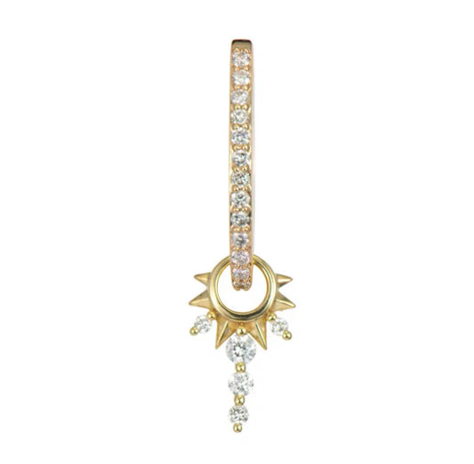 Small Diamond Love Explosion Charm