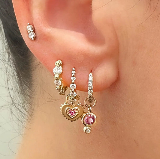 Double Diamond Stud