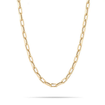 5.3mm wide 16” Italian Chain Link Necklace
