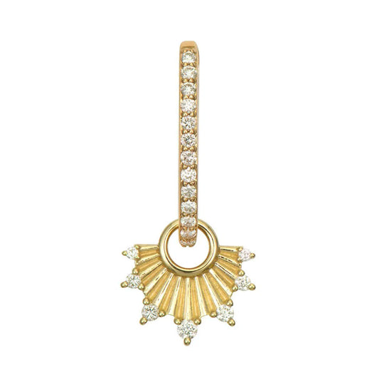 Delicate Ruffled Fan Ear Charm