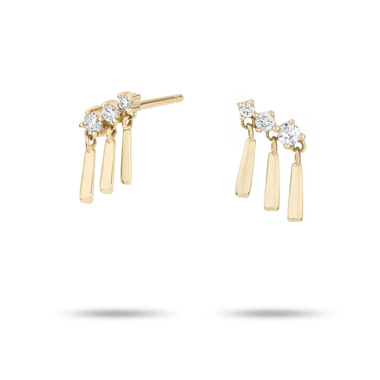 3 Diamond Fringe Posts