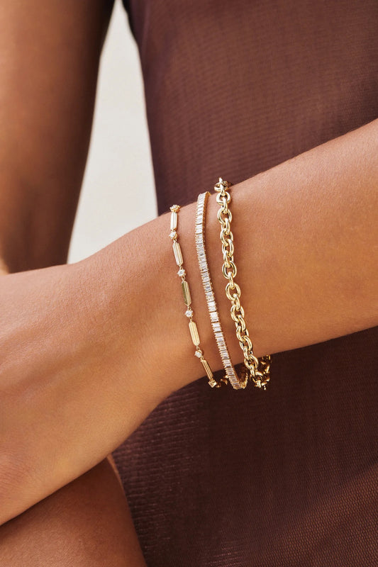 14k Diamond Zoe Eternity Bracelet