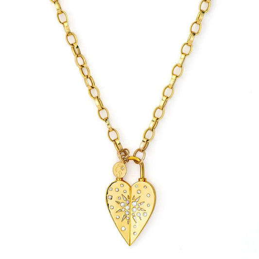 Love Explosion Heart Necklace Pendant