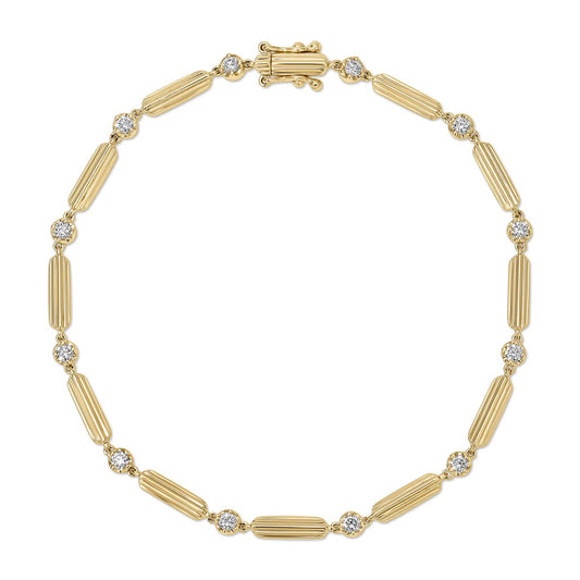 14k Diamond Zoe Eternity Bracelet