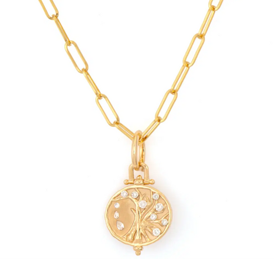 Engraved Tree of Life Pendant