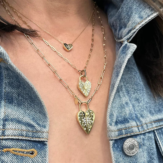 Love Explosion Heart Necklace Pendant