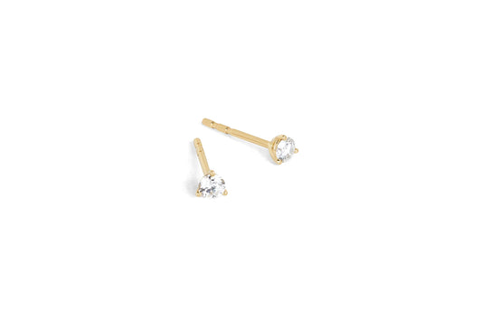 Classic Solitaire Diamond Stud Earring