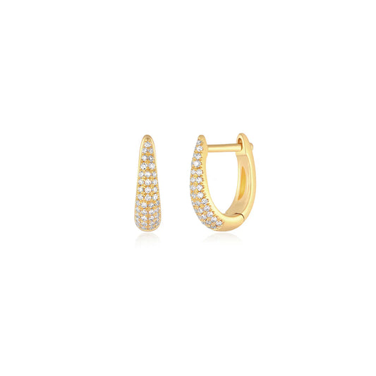 Diamond Mini Maeve Huggie Earrings