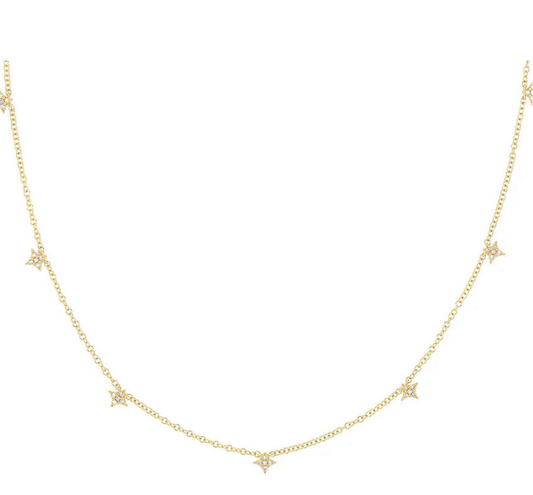 7 Diamond Sparkle Necklace