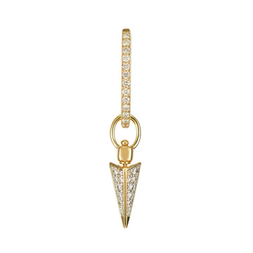 Four Sided Pave Dagger Top Switch Charm