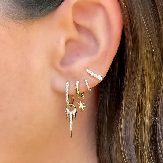 Love Explosion Starburst Ear Charm