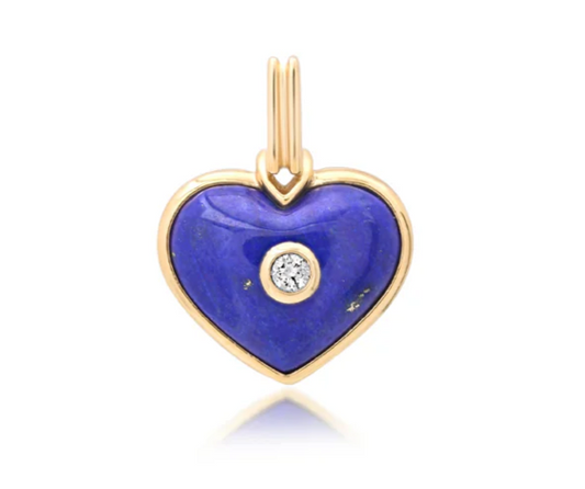 Mini Love Pendant in Lapis