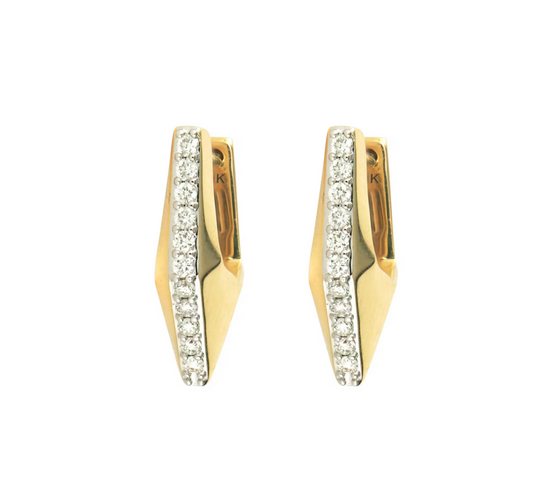 Geometric Diamond Hoop
