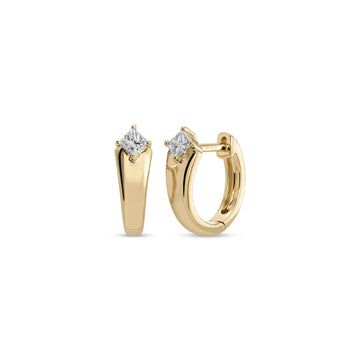 Gold And Diamond Kate Huggie Earrings (Pair)