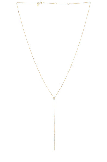 Diamond Callae Lariat Necklace