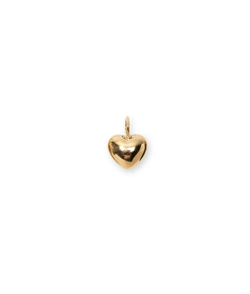 Gold Puffy Heart