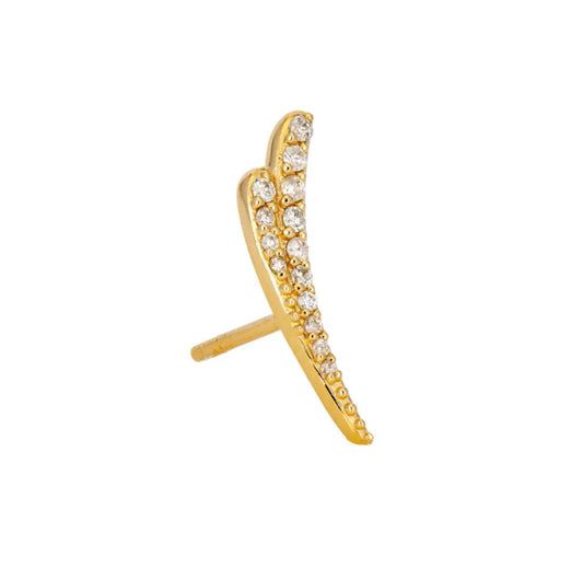 Long Pave Crawler Stud