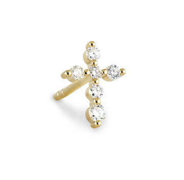 Diamond Cross Stud