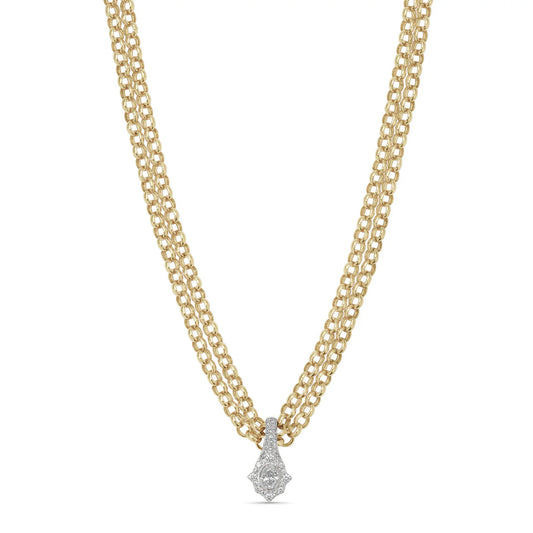 Double Chain Daphne Necklace