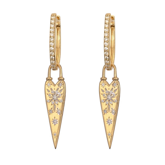 Love Explosion Heart Ear Charm￼