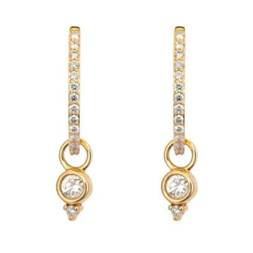 Classic Diamond Bezel Ear Charm