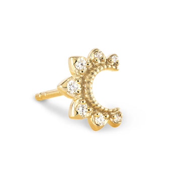 Crescent Moon Stud