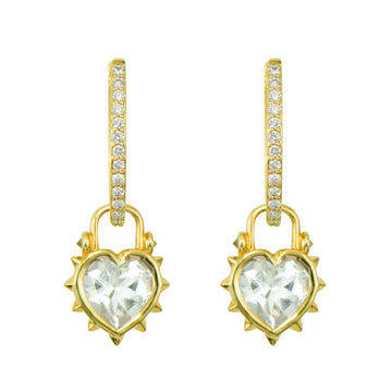Thorned Jewel Heart Charm